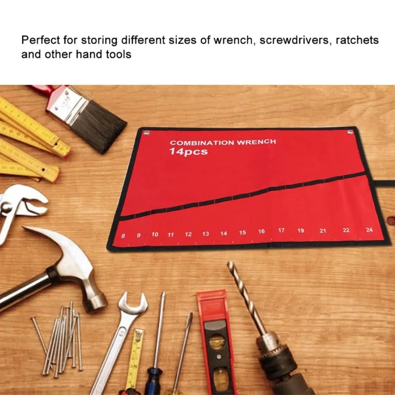 Roll-Up Wrench Organizer Storage Bags