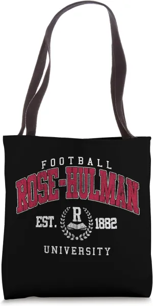 Rose-Hulman Arch Vintage College Athletic Sports Design Tee Tote Bag