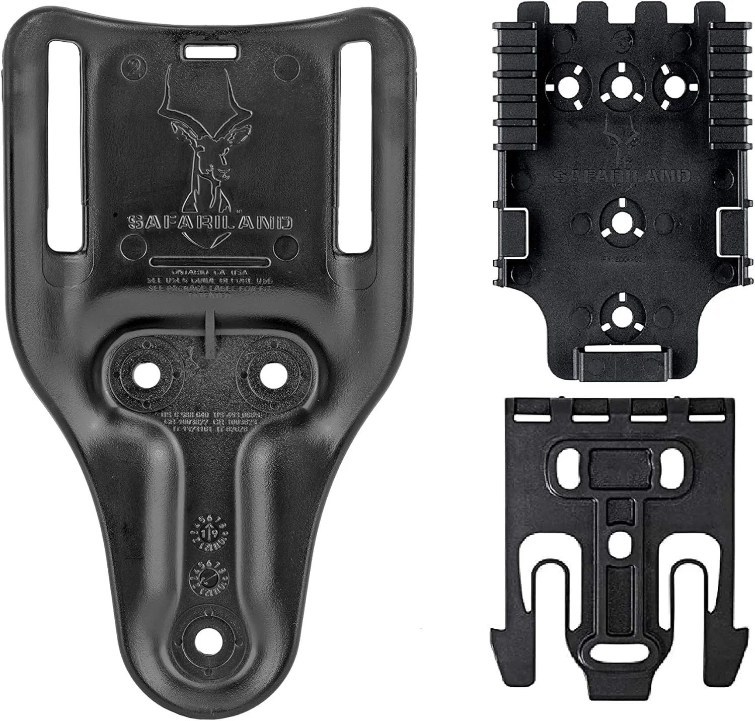 Safariland QLS Quick Locking System Kit QUICK-KIT1-2 Bundle with 2" Mid-Ride Belt Loop 6070UBL-2-2