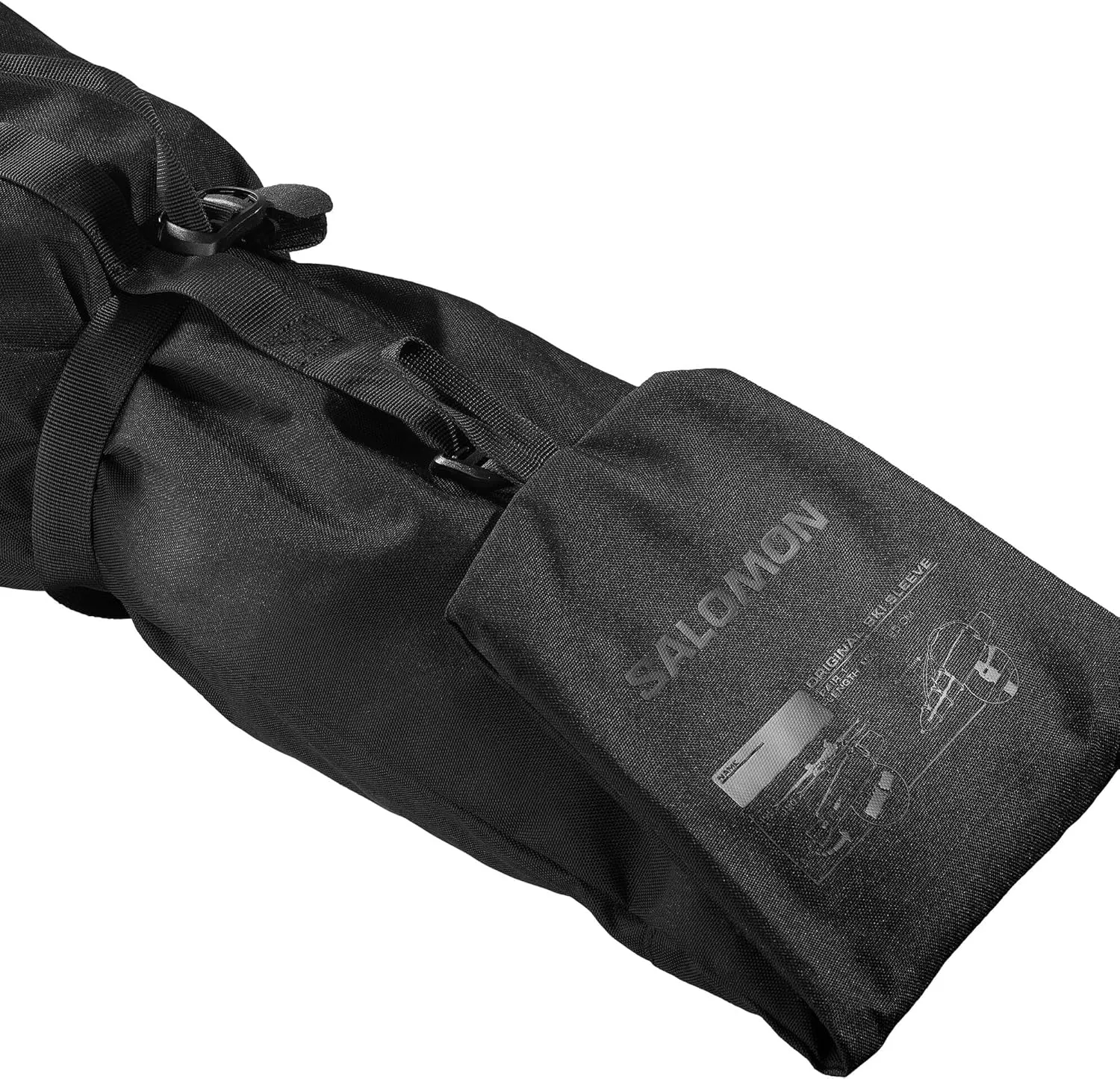 SALOMON Original 1 Pair 160-210 Unisex Ski Bag, Adjustable Design, Easy Storage, and Durable performance