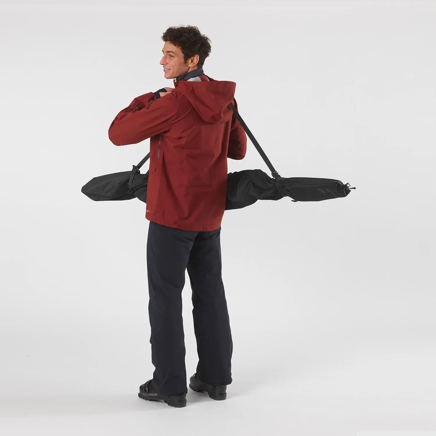 SALOMON Original 1 Pair 160-210 Unisex Ski Bag, Adjustable Design, Easy Storage, and Durable performance