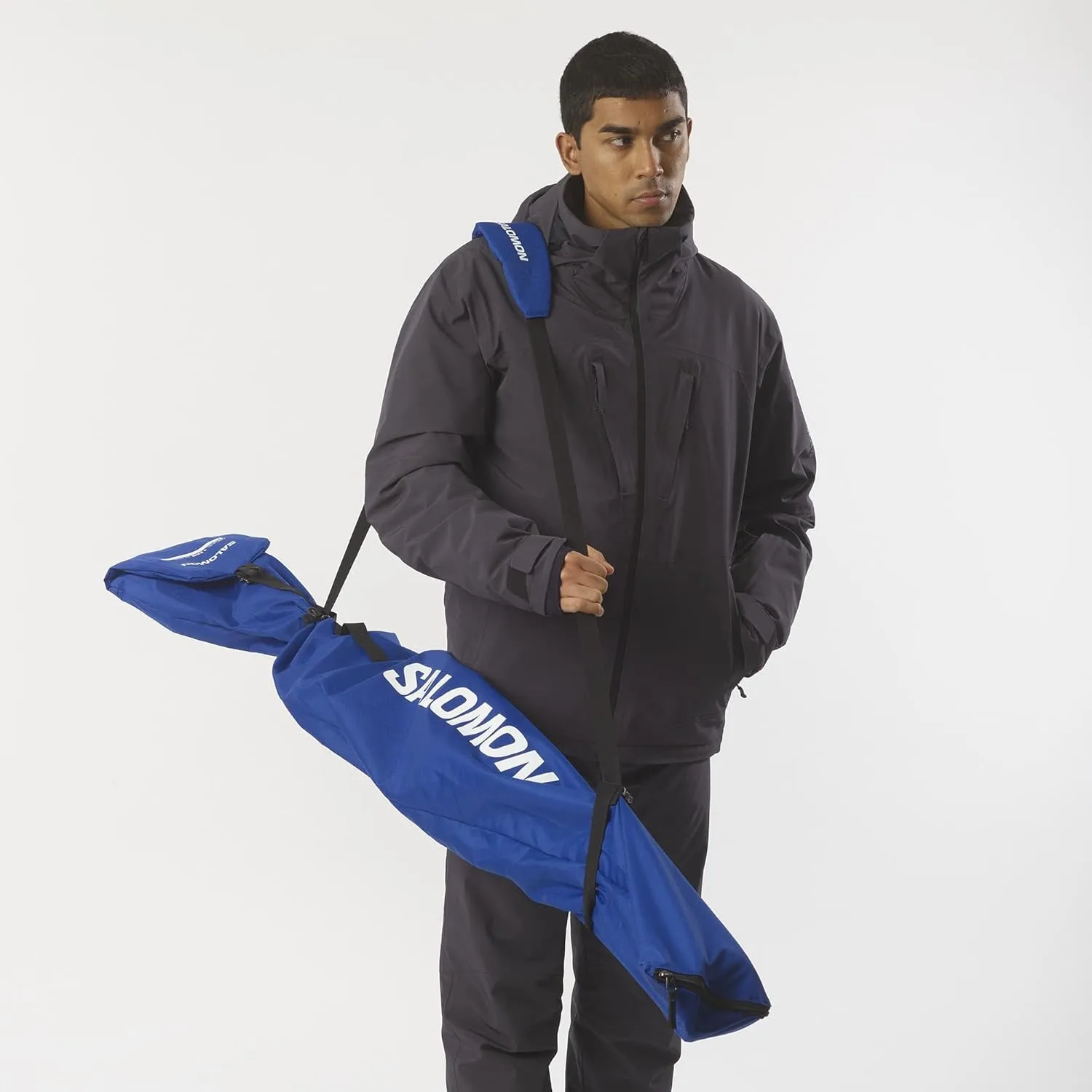 SALOMON Original 1 Pair Unisex Ski Bag, Adjustable Design, Durable Performance and Easy Storage, Fits 160-210cm Skis