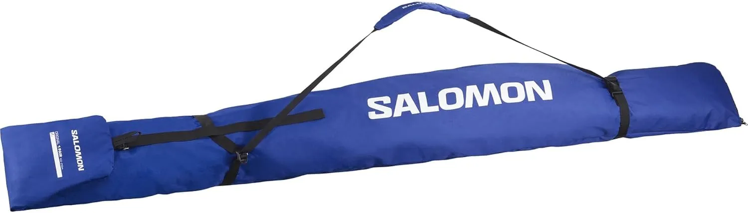 SALOMON Original 1 Pair Unisex Ski Bag, Adjustable Design, Durable Performance and Easy Storage, Fits 160-210cm Skis