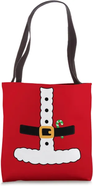 Santa Clause Christmas Outfit | Funny Christmas Tote Bag