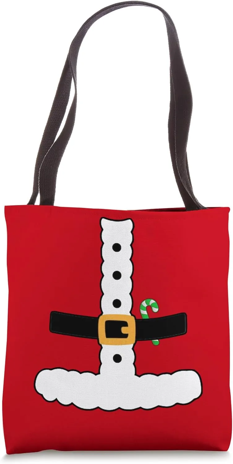 Santa Clause Christmas Outfit | Funny Christmas Tote Bag