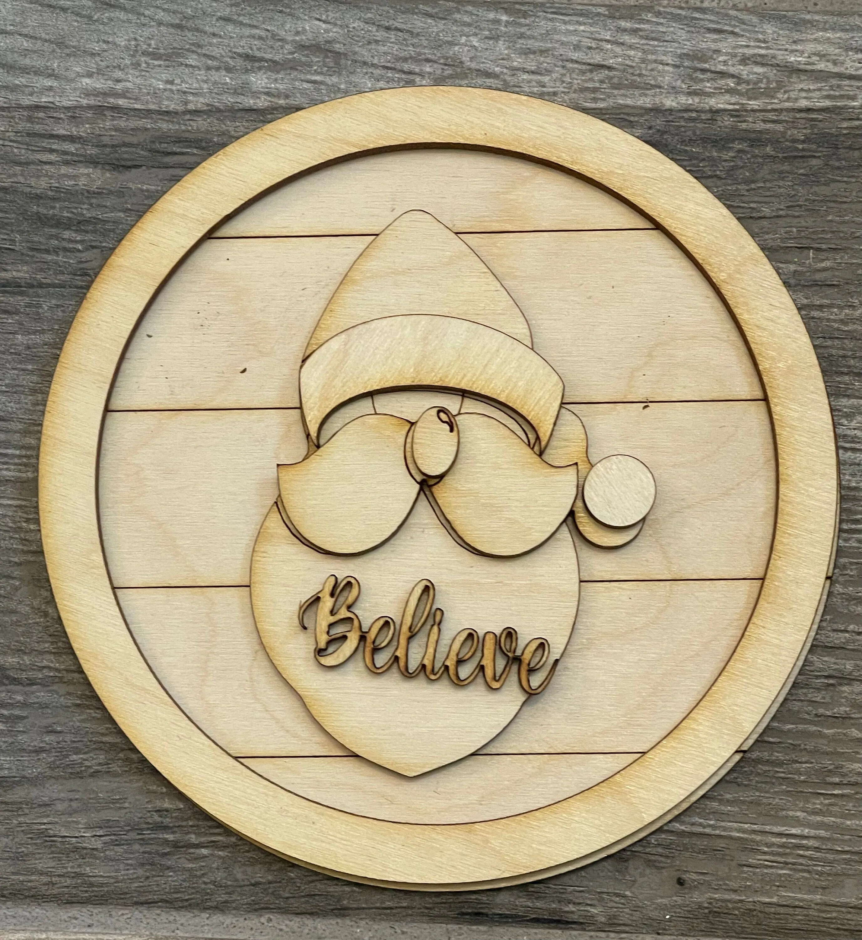 Santa Tiered Tray  DIY- Christmas Tier Tray Bundle