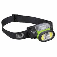 Satisfied Auto-Sensor Rechargeable & COB LED Sealey VIP sale Torch 3W with Head 5W HT400LED