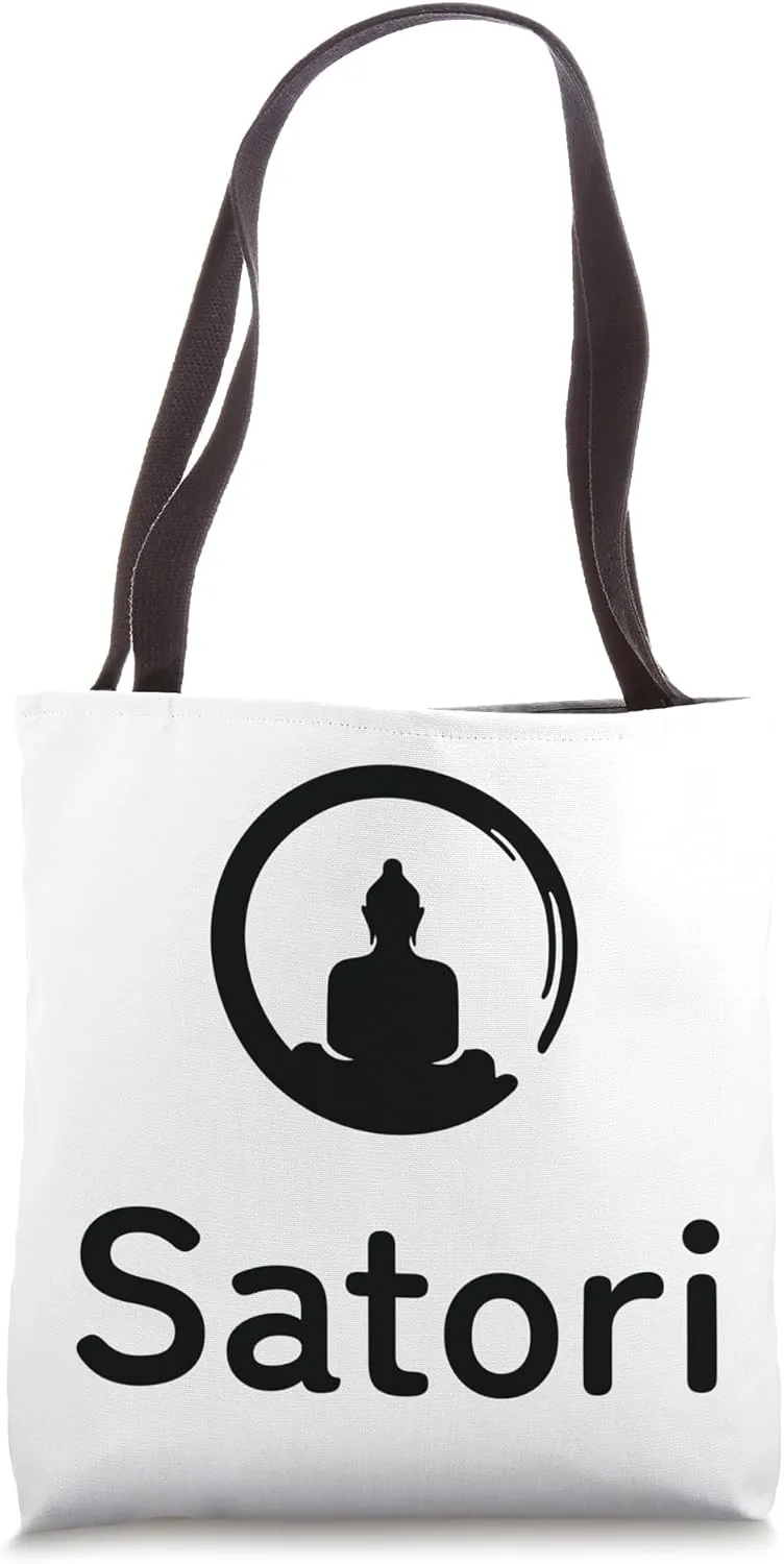 Satori Ai Logo Decentralized Ai Prediction Blockchain Tote Bag