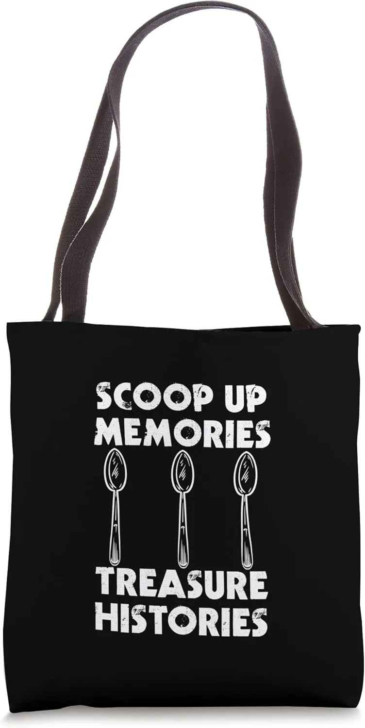 Scoop Up Memories Treasure Histories Spoon Collector Tote Bag