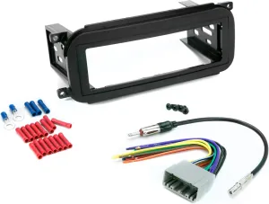 Scosche ICCR3BN Single DIN Radio Install Dash Kit Compatible with Select 2002-07 Chrysler, Dodge & Jeep Vehicles - Complete Basic Car Stereo Installation Kit - See Vehicle Fit Guide in Images