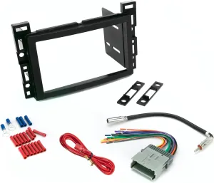 Scosche ICGM11BN Double DIN Complete Basic Installation Kit for Select Non-Amplified 2004-09 Chevrolet and Pontiac Vehicles - GM Stereo Install Kit - See Fit Guide in Images to Verify Your Vehicle