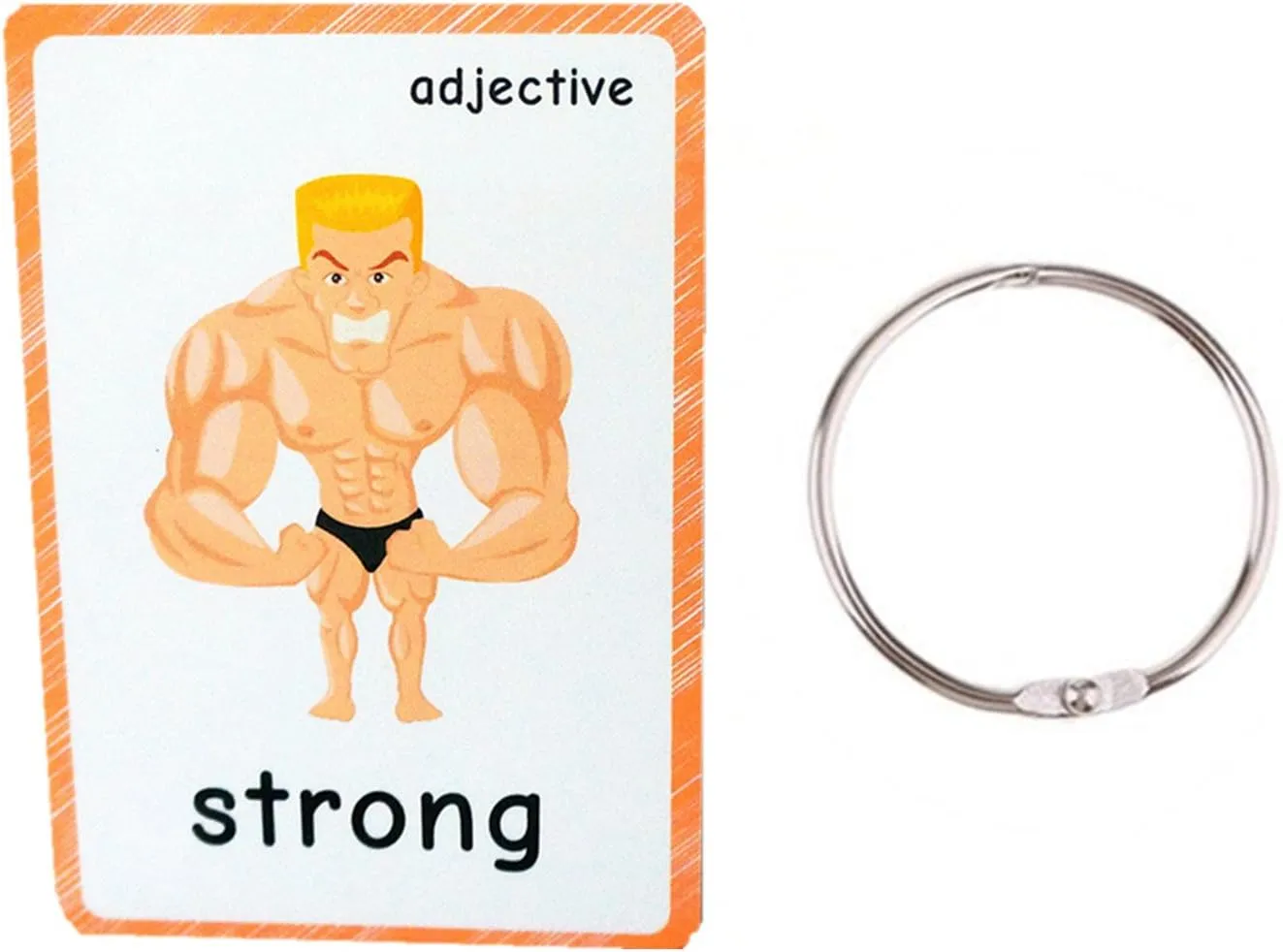 Set of Adjective&Antonym and Insect Flash Cards for Toddlers |Kids Learning Flashcard & Montessori Pocket Cards Toys | Perfect for Pre-K Decor Background Wall Stickers, Teacher/Autism Therapists Tools
