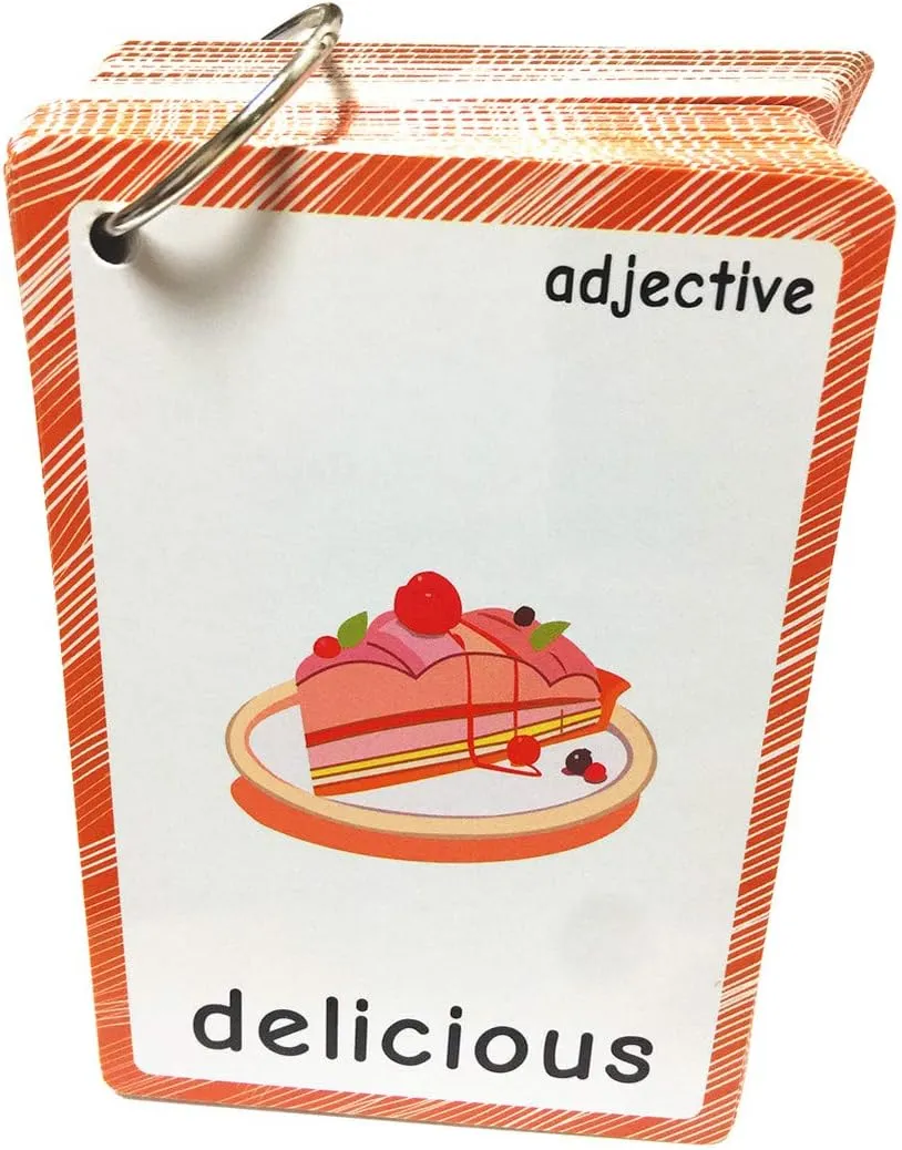 Set of Adjective&Antonym and Insect Flash Cards for Toddlers |Kids Learning Flashcard & Montessori Pocket Cards Toys | Perfect for Pre-K Decor Background Wall Stickers, Teacher/Autism Therapists Tools