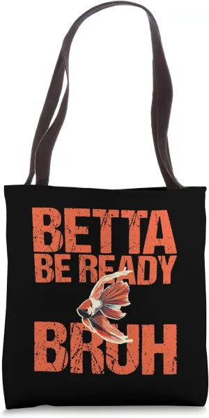 Siamese Fighting Fish Aquarium Betta Lover Territorial Fish Tote Bag