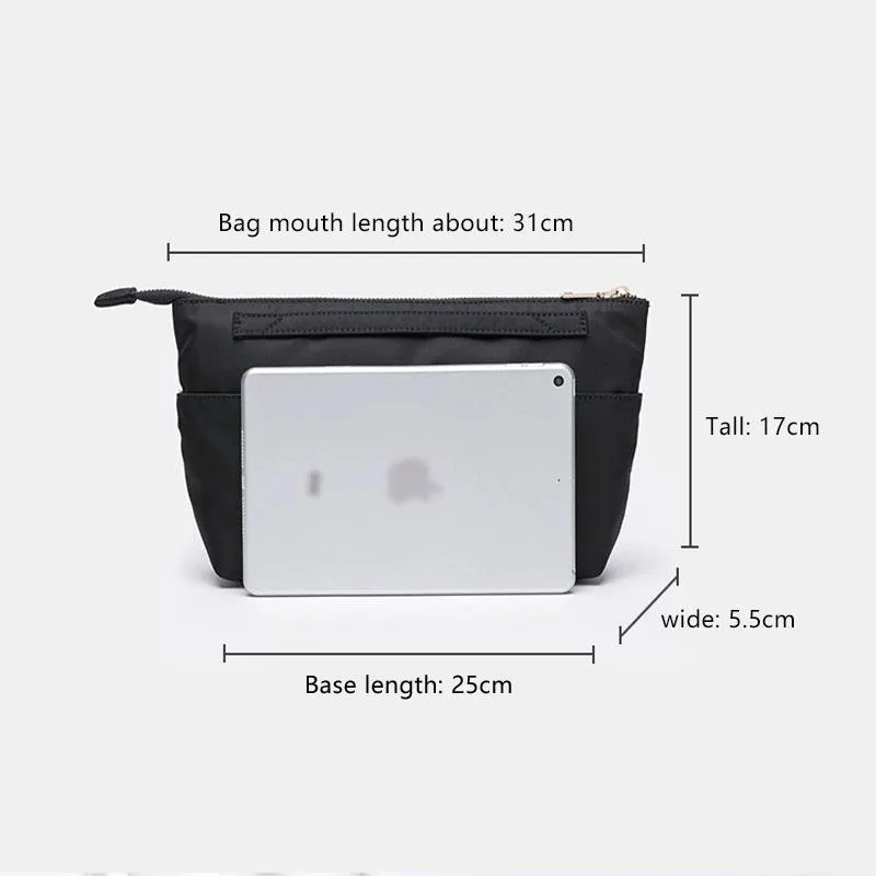 “Simple Waterproof Inner Bag | Makeup, Washing, and Storage Solution | Convenient Travel Essential”