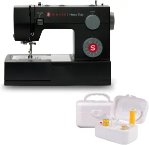 SINGER Heavy Duty 4432 High Speed Black Sewing Machine with Accessory Kit | Bobbin Winder for Sewing Machines - for Class 15 and 15J Bobbins