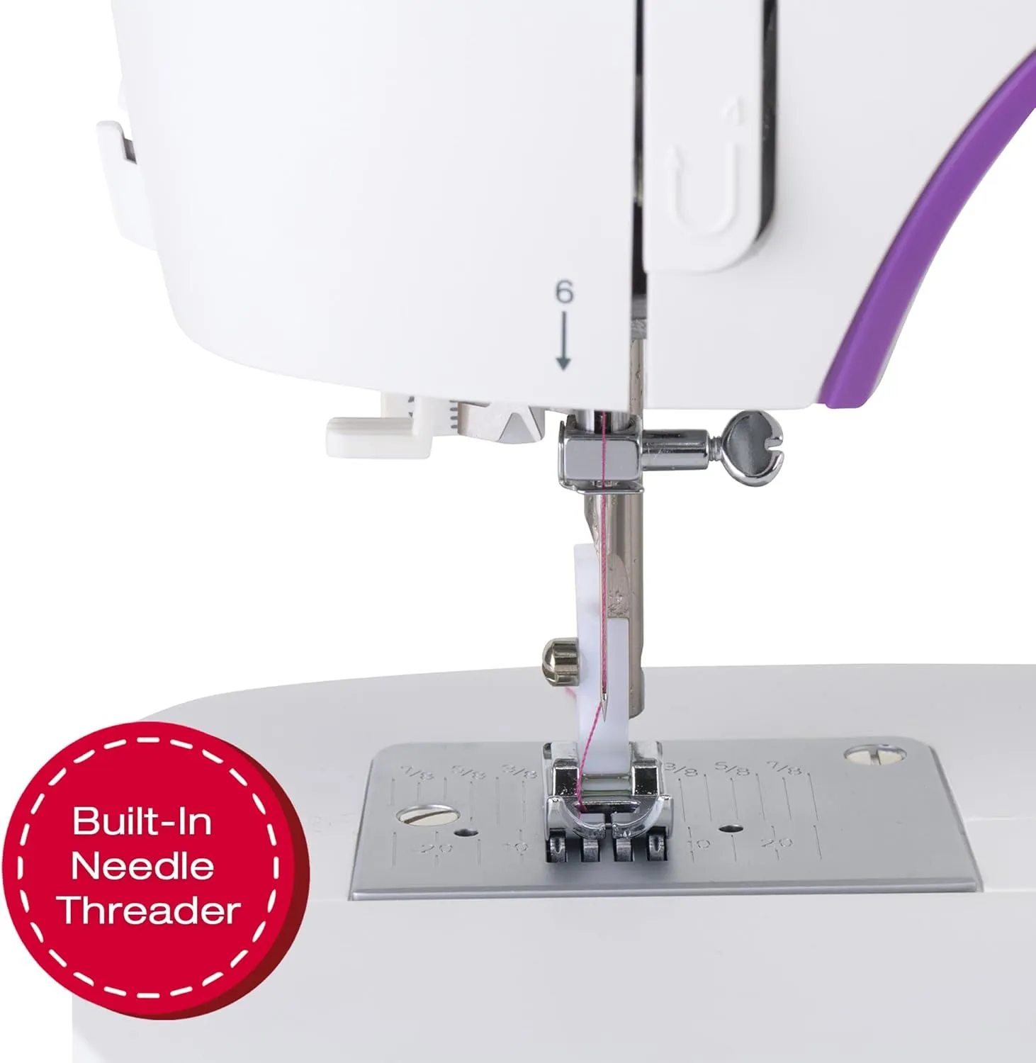 SINGER M3500 Lightweight & Portable Sewing Machine with Accessory Kit | 110 Stitch Applications, LED Light & 1-step Buttonhole | Great for Quilting, Crafts & Mending