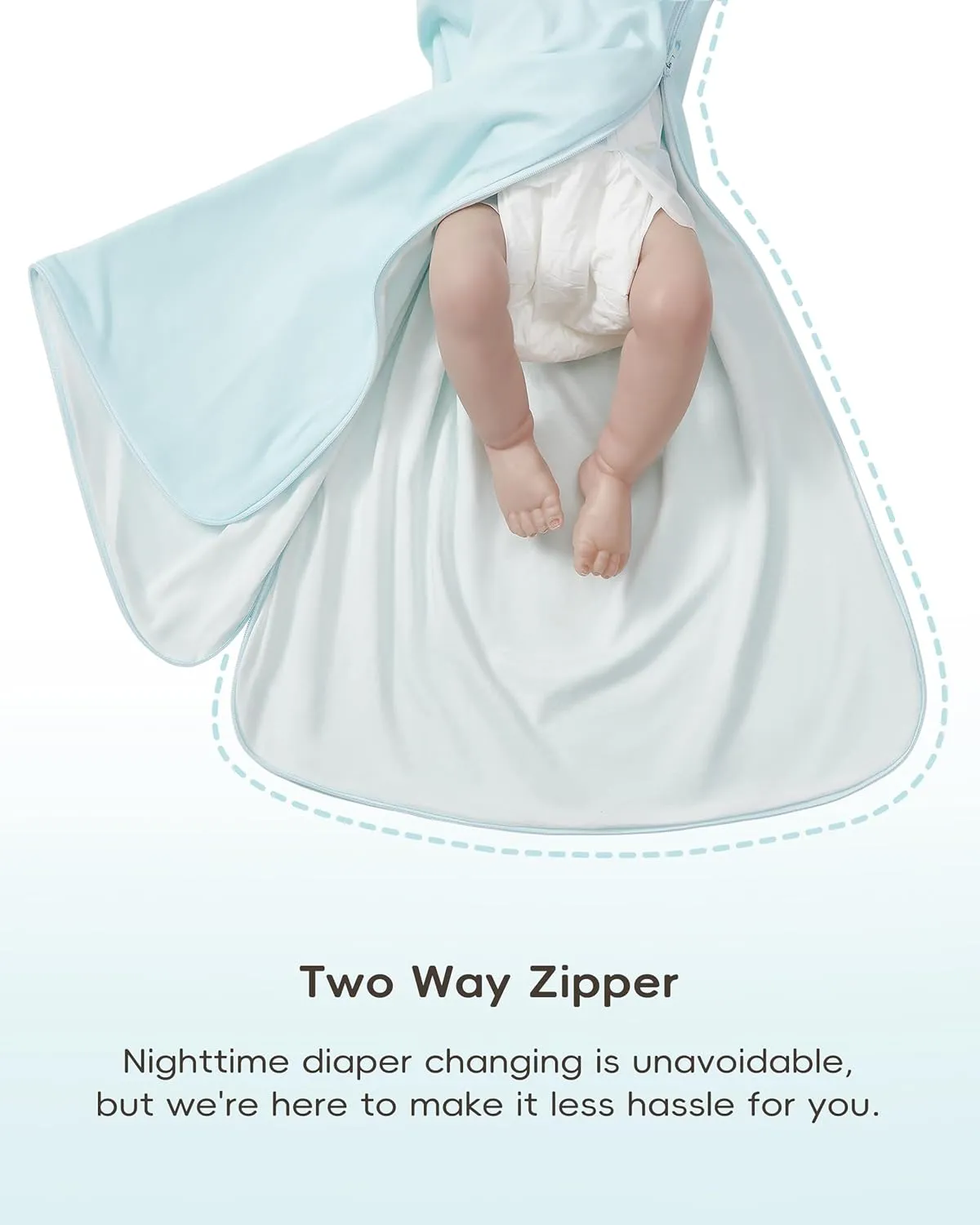 Sleep Sacks, 2-Pack Growing Set, Baby Wearable Blanket for Newborns, Infant Sleep Bag