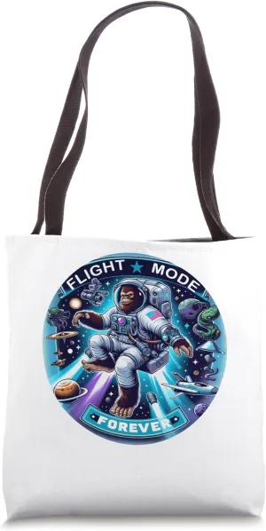 Space Exploration Bigfoot Astrobiologist Tote Bag