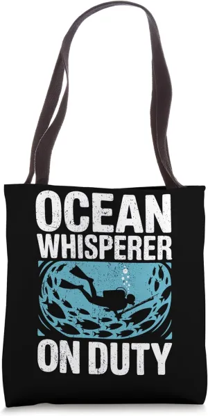 Spearfisher Ocean Whisperer Spearfishing Tote Bag