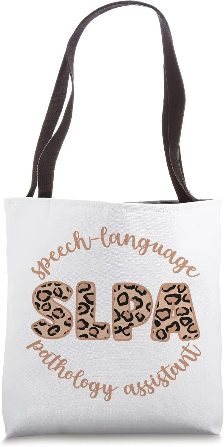 Speech Language Therapy for SLPA Therapist Tote Bag