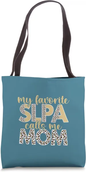Speech Therapy for Mom of SLPA Speech Therapist Tote Bag