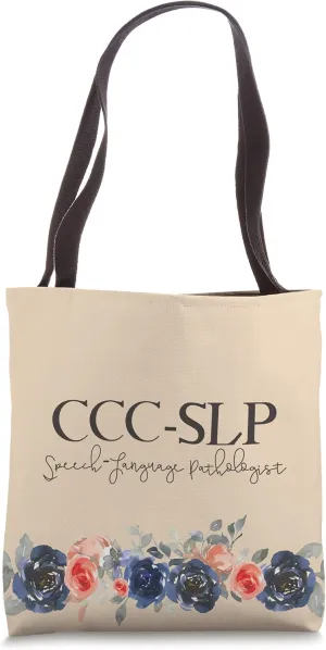 Speech Therapy Graduation for CCC SLP Therapist Tote Bag