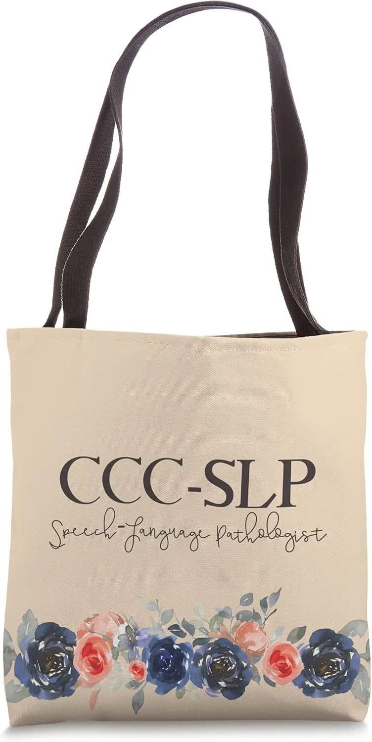 Speech Therapy Graduation for CCC SLP Therapist Tote Bag