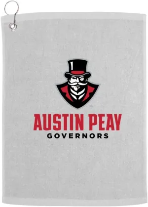 Sport Your Gear Austin Peay Governors Prime Golf Bag Towel, White