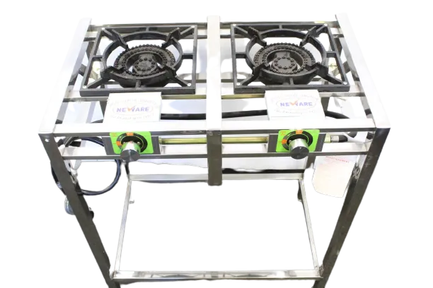 Stainless Steel Two stove burner / Quemador de dos estufas de acero inoxidable