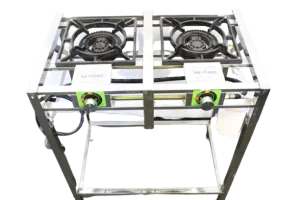 Stainless Steel Two stove burner / Quemador de dos estufas de acero inoxidable