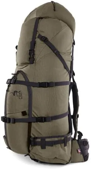 Stone Glacier Sky Guide 7900 Pack with Krux Frame, 7900 Cubic Inch Capacity, Ranger Medium, Heavy-Duty YKK Zippers, Cordura 500 Fabric, Made in USA (50115-RG-M)