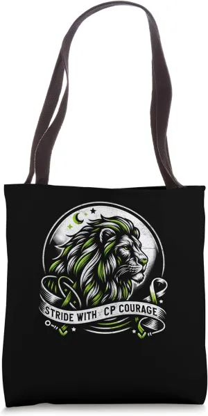 Stride with CP Courage Retro Women's Cerebral Palsy Tote Bag