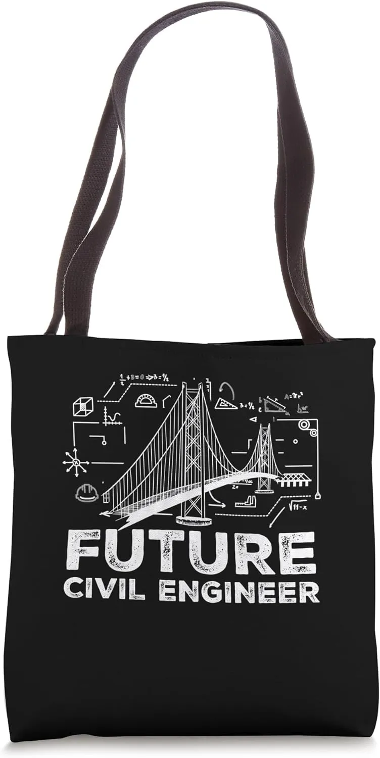 Structural Engineering Mechanic Cool Future Civil Engineer Tote Bag