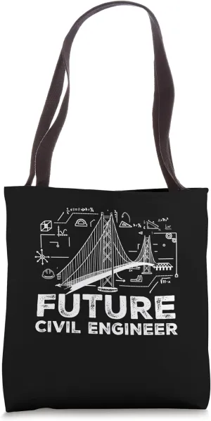 Structural Engineering Mechanic Cool Future Civil Engineer Tote Bag