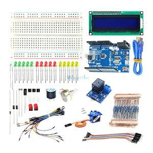 Super Starter Kit for Arduino & Mega2560 Board with Sensor Moudle 1602 LCD led Servo Motor Relay Learning Basic Suite
