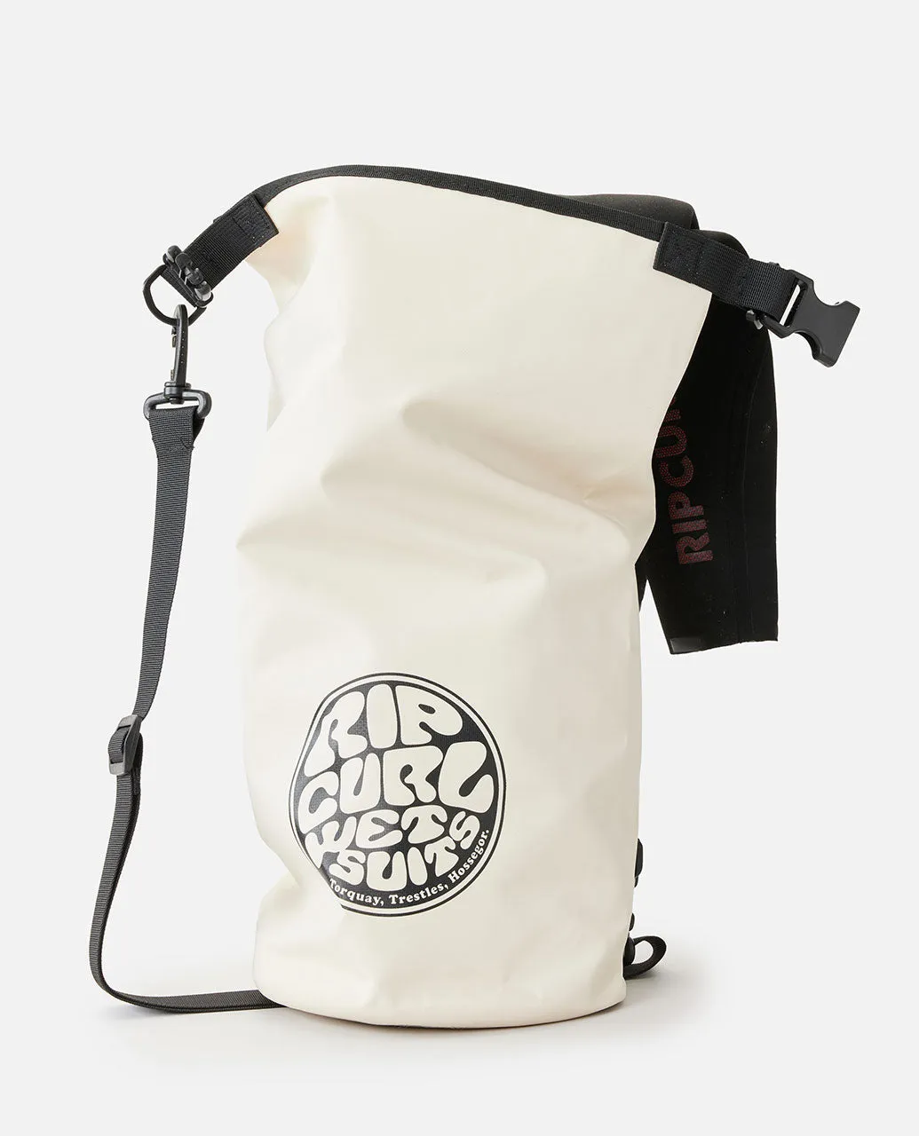 Surf Series 10L Barrrel Bag - Off White/Black
