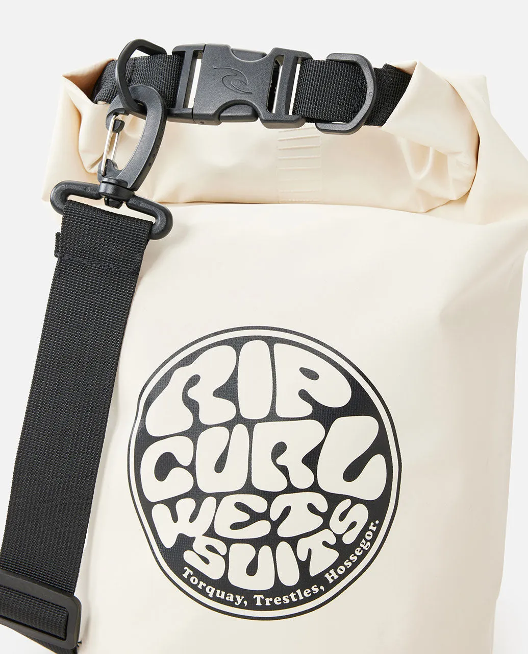 Surf Series 10L Barrrel Bag - Off White/Black