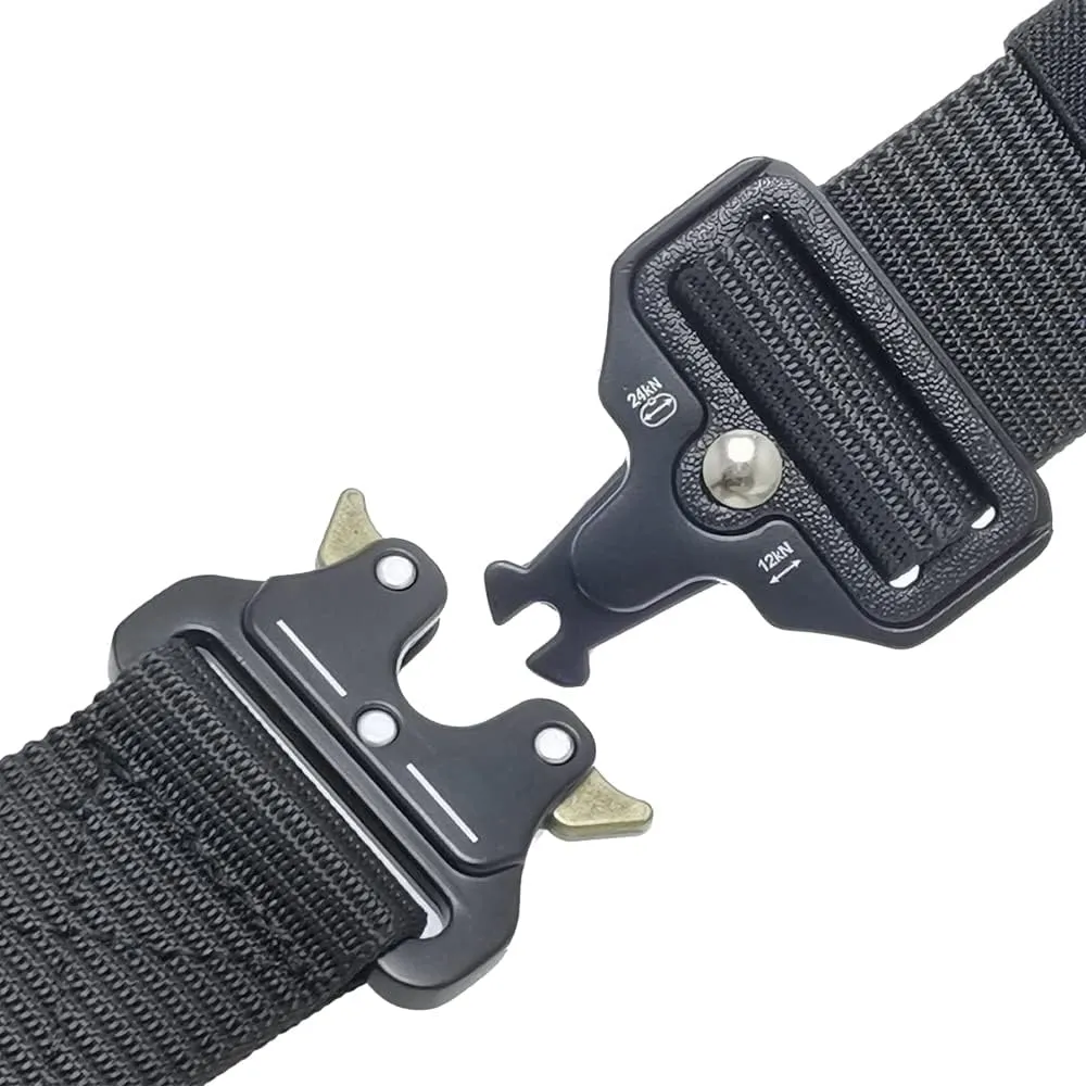 Tactical Belt combination with Rigger's Heavy Duty Belt Pad & Shoulder Strap Expedition full Kit 8 in 1