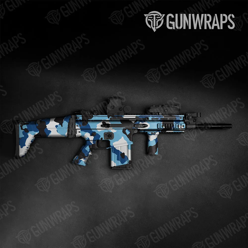 Tactical Cumulus XL Baby Blue Camo Gun Skin Vinyl Wrap