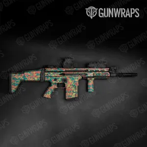 Tactical Digital Fiesta Camo Gun Skin Vinyl Wrap