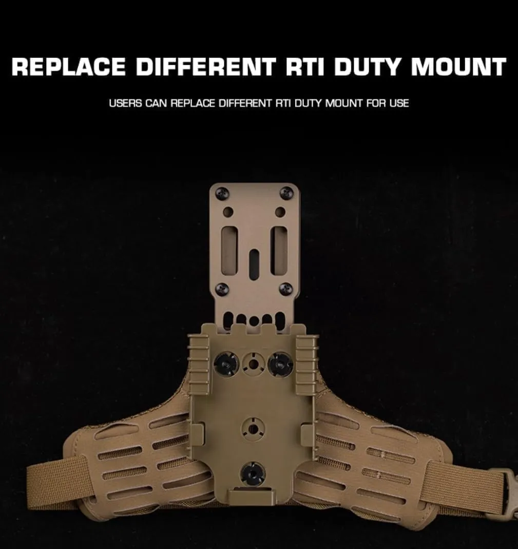 Tactical Drop Leg for Metal Modular Holster Adapter Q.LS System Kit Molle Hunting Airsoft Holster A.RC R.TI Duty Mount Accessories