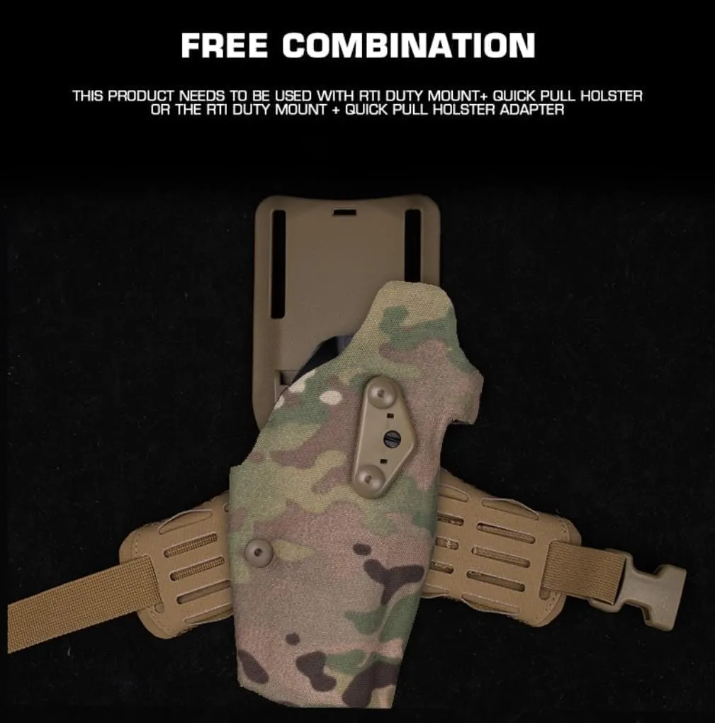 Tactical Drop Leg for Metal Modular Holster Adapter Q.LS System Kit Molle Hunting Airsoft Holster A.RC R.TI Duty Mount Accessories