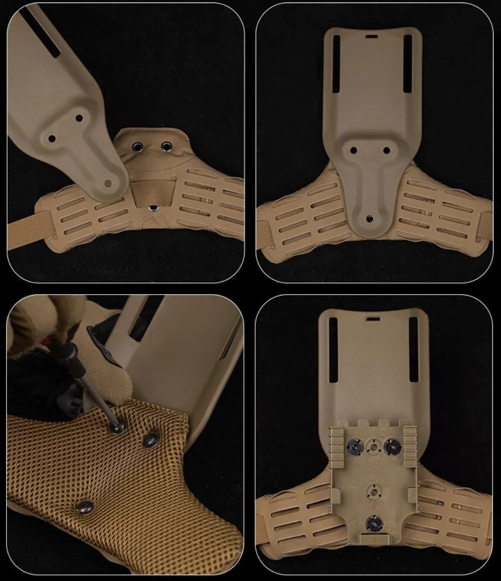 Tactical Drop Leg for Metal Modular Holster Adapter Q.LS System Kit Molle Hunting Airsoft Holster A.RC R.TI Duty Mount Accessories