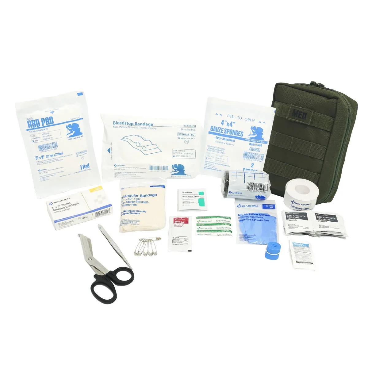 Tactical IFAK First Aid Kit - Olive Drab
