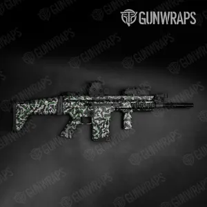 Tactical Ragged Green Tiger Camo Gun Skin Vinyl Wrap