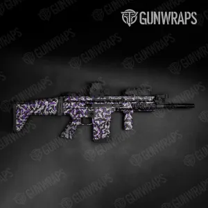 Tactical Ragged Purple Tiger Camo Gun Skin Vinyl Wrap