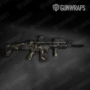 Tactical Ragged XL Militant Green Camo Gun Skin Vinyl Wrap