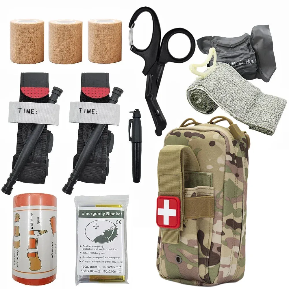 Tactical Survival First Aid Kit - Essential Gear for Outdoor Emergencies