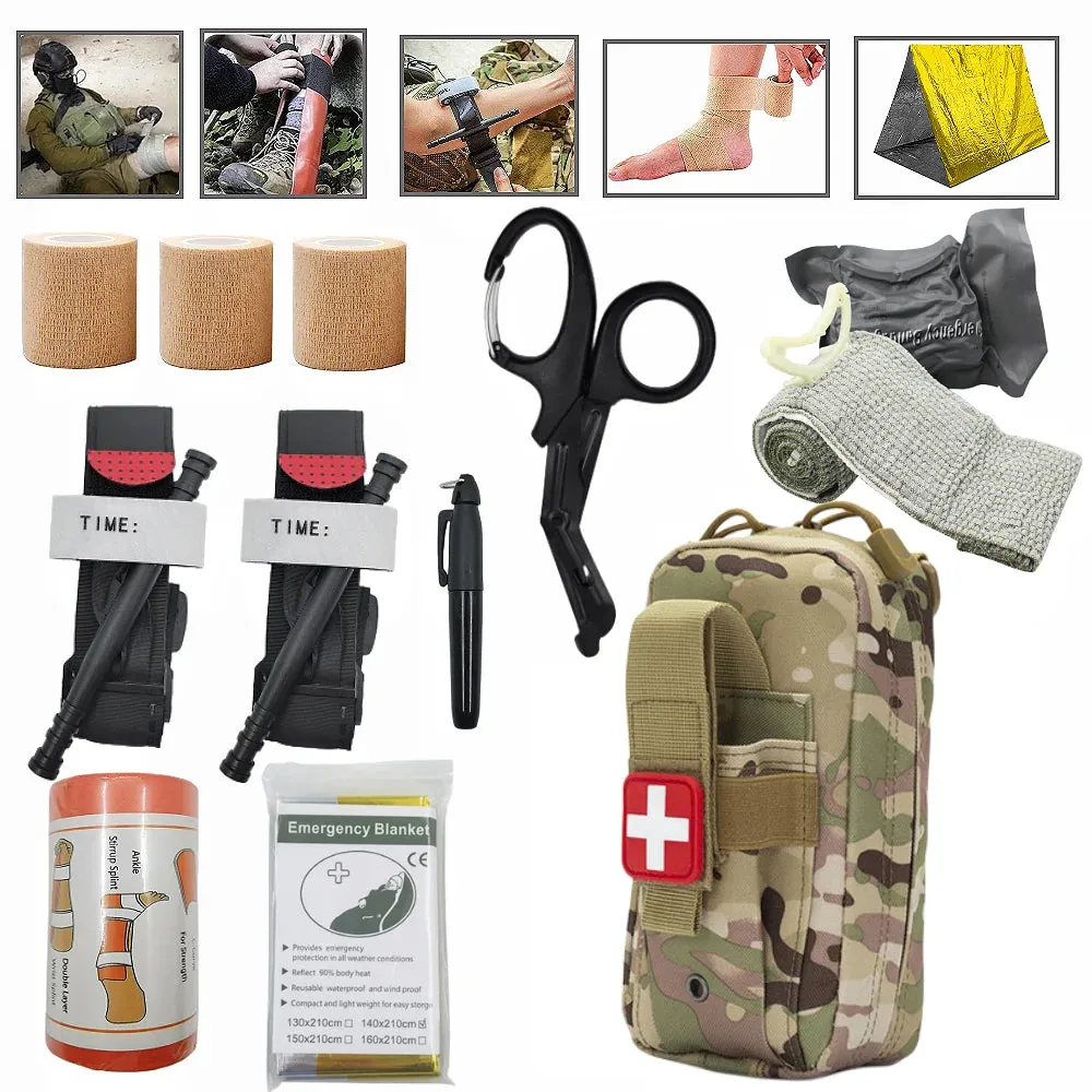 Tactical Survival First Aid Kit - Essential Gear for Outdoor Emergencies